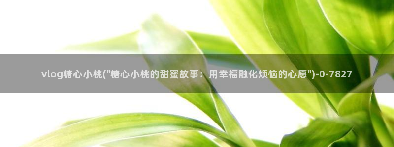 糖心vlog软件